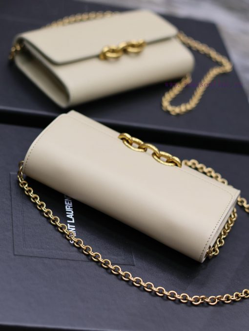 Yves Saint Laurent Bags Apricot colorLE MAILLON plain cowhide chain bagAbsolutely right, it belongs to the series of yjimh2qz - Image 7