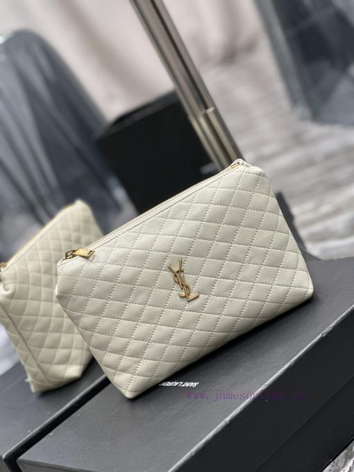 Yves Saint Laurent Bags Gaby Quilted Makeup Bag/Handbag_A simple and elegant/clean and neat appearance is not handso 8cl29mk1 - Image 3