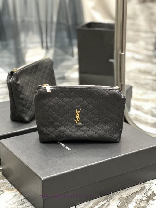 Yves Saint Laurent Bags Gaby Quilted Makeup Bag/Handbag_A simple and elegant/clean and neat appearance is not handso 7plu1zc2 - Image 2