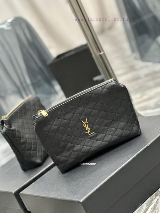 Yves Saint Laurent Bags Gaby Quilted Makeup Bag/Handbag_A simple and elegant/clean and neat appearance is not handso 7plu1zc2 - Image 3