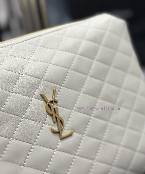 Yves Saint Laurent Bags Gaby Quilted Makeup Bag/Handbag_A simple and elegant/clean and neat appearance is not handso 8cl29mk1 - Image 6