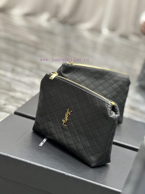 Yves Saint Laurent Bags Gaby Quilted Makeup Bag/Handbag_A simple and elegant/clean and neat appearance is not handso 7plu1zc2 - Image 6