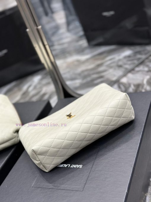 Yves Saint Laurent Bags Gaby Quilted Makeup Bag/Handbag_A simple and elegant/clean and neat appearance is not handso 8cl29mk1 - Image 9