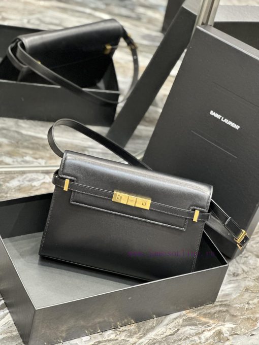Yves Saint Laurent Bags Manhathattan_ Flip Manhattan baguette bag, changing the classic logo of the past and replaci 22wwzwm2 - Image 4