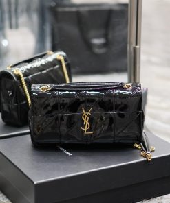 Yves Saint Laurent Bags Lacquer leather style𝐉𝐀𝐌𝐈𝐄 _ Medium 25cm splicing style, making you wait for a long time. It 2zs9vrrf