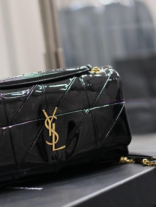Yves Saint Laurent Bags Lacquer leather style𝐉𝐀𝐌𝐈𝐄 _ Medium 25cm splicing style, making you wait for a long time. It 2zs9vrrf - Image 5