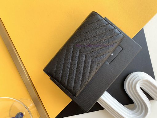 Yves Saint Laurent Bags Y's envelope long clip is made of imported original cowhide pressed caviar and customized wi 2hg6zgmr - Image 3