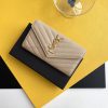 Yves Saint Laurent Bags Y's envelope long clip is made of imported original cowhide pressed caviar and customized wi 3thzjn1a