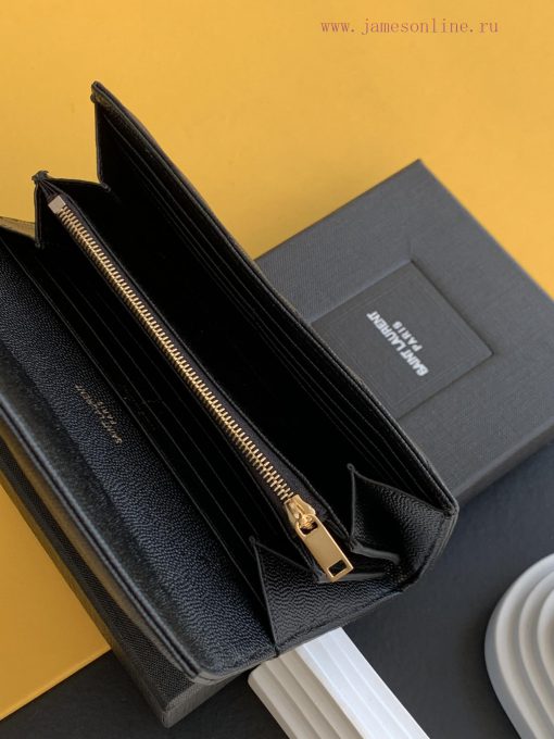 Yves Saint Laurent Bags Y's envelope long clip is made of imported original cowhide pressed caviar and customized wi 2hg6zgmr - Image 9