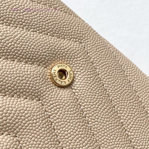 Yves Saint Laurent Bags Y's envelope long clip is made of imported original cowhide pressed caviar and customized wi 3thzjn1a - Image 9