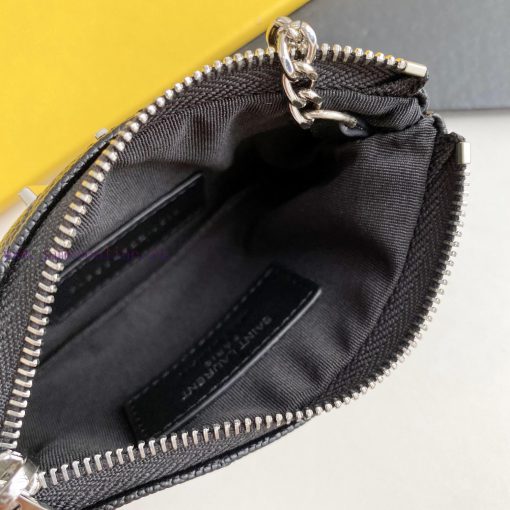 Yves Saint Laurent Bags The first key bag in the YSL series, featuring a V-shaped chain bag and a key ring with exqu pzhaeic2 - Image 8