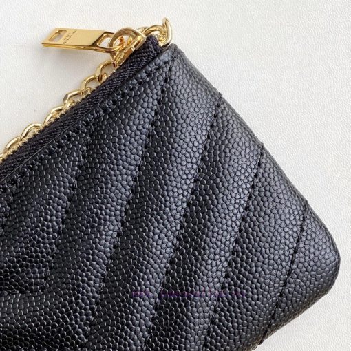 Yves Saint Laurent Bags The first key bag in the YSL series, featuring a V-shaped chain bag and a key ring with exqu 14oaw78b - Image 6