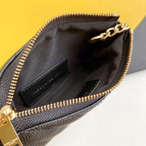 Yves Saint Laurent Bags The first key bag in the YSL series, featuring a V-shaped chain bag and a key ring with exqu 14oaw78b - Image 9