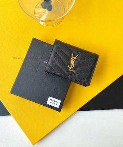 Yves Saint Laurent Bags Y Home Short Clip Authentic Development Imported cowhide pressed caviar with one central com redpq4ac