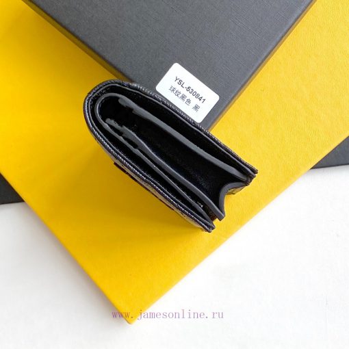 Yves Saint Laurent Bags Y Home Short Clip Authentic Development Imported cowhide pressed caviar with one central com f0mozwxk - Image 4