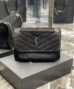 Yves Saint Laurent Bags Niki's latest frosted styleNIKI_ Matte Leather Series, 100% Imported Matte Leather, Inner an h0r6gdyw