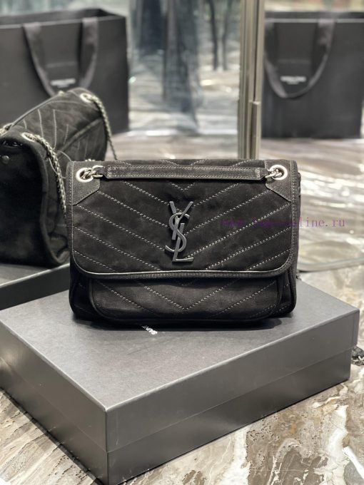 Yves Saint Laurent Bags Niki's latest frosted styleNIKI_ Matte Leather Series, 100% Imported Matte Leather, Inner an h0r6gdyw