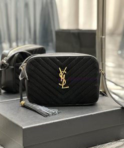 Yves Saint Laurent Bags NewLou Camera Bag _ Black Matte with CowhideTop level imported Italian cowhide camera bag. H qovg4tmq