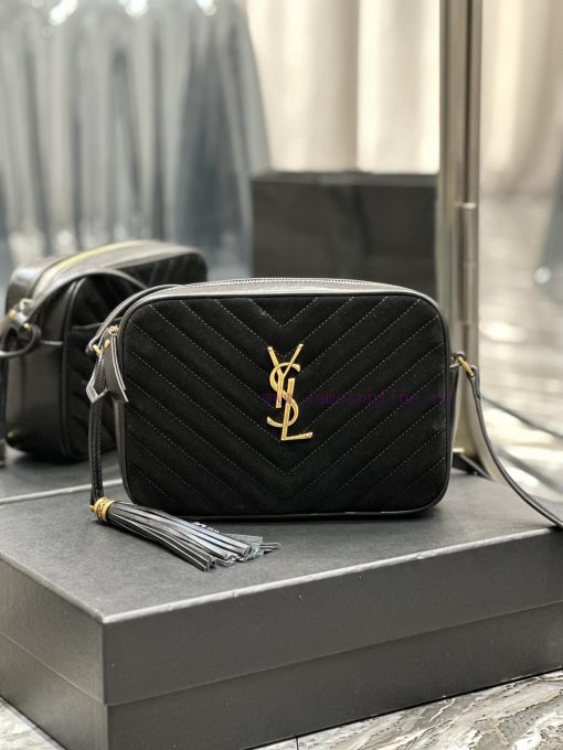 Yves Saint Laurent Bags NewLou Camera Bag _ Black Matte with CowhideTop level imported Italian cowhide camera bag. H qovg4tmq