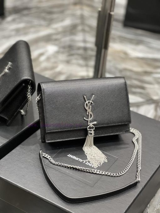 Yves Saint Laurent Bags 𝑲𝒂𝒕𝒆𝑴𝒐𝒏𝒐𝒈𝒓𝒂𝒎 _ Tassel chain bag, detachable shoulder strap for handbag, 6 card slots, 1 zipp 3f9035x1 - Image 3