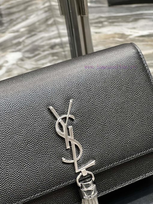 Yves Saint Laurent Bags 𝑲𝒂𝒕𝒆𝑴𝒐𝒏𝒐𝒈𝒓𝒂𝒎 _ Tassel chain bag, detachable shoulder strap for handbag, 6 card slots, 1 zipp 3f9035x1 - Image 4
