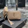 Yves Saint Laurent Bags 𝑳𝒐𝒖 Camera Bag - Bare Pink Gold BuckleTop imported Italian cowhide is matched with frosted l 8ih1mr3z