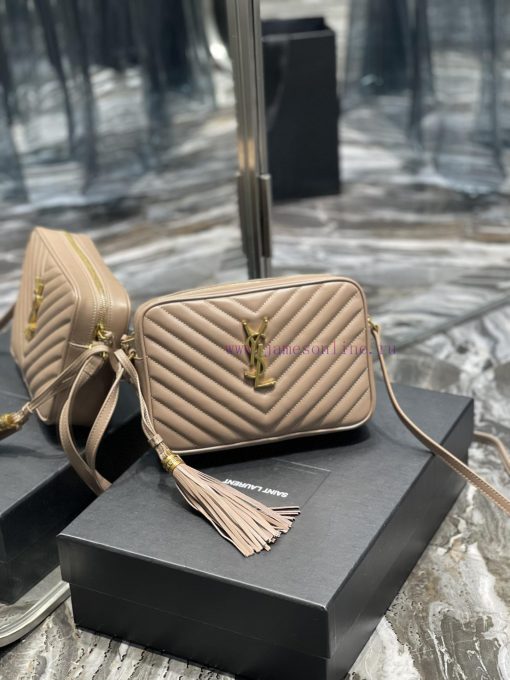 Yves Saint Laurent Bags 𝑳𝒐𝒖 Camera Bag - Bare Pink Gold BuckleTop imported Italian cowhide is matched with frosted l 8ih1mr3z - Image 3