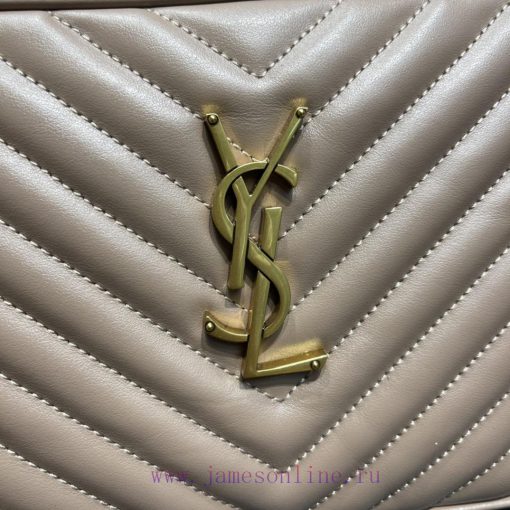 Yves Saint Laurent Bags 𝑳𝒐𝒖 Camera Bag - Bare Pink Gold BuckleTop imported Italian cowhide is matched with frosted l 8ih1mr3z - Image 7