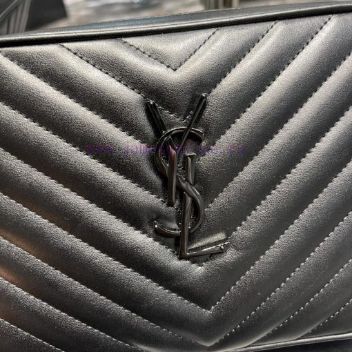 Yves Saint Laurent Bags 𝑳𝒐𝒖 Camera Bag - Black BuckleTop imported Italian cowhide is matched with frosted leather ca 6ghujrxm - Image 5