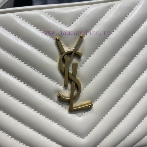Yves Saint Laurent Bags 𝑳𝒐𝒖 Camera Bag - White Gold BuckleTop imported Italian cowhide is matched with frosted leath kxco4qe0 - Image 6