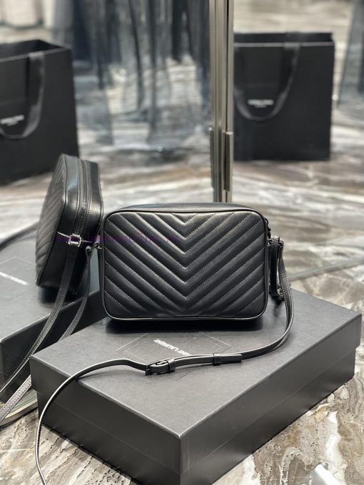 Yves Saint Laurent Bags 𝑳𝒐𝒖 Camera Bag - Black BuckleTop imported Italian cowhide is matched with frosted leather ca 6ghujrxm - Image 7