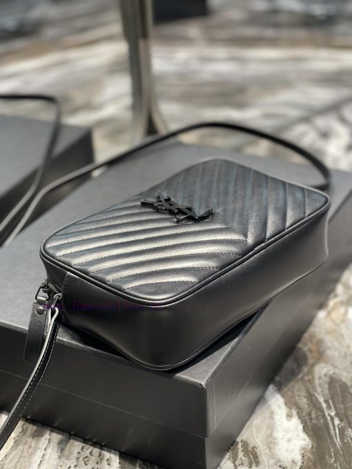Yves Saint Laurent Bags 𝑳𝒐𝒖 Camera Bag - Black BuckleTop imported Italian cowhide is matched with frosted leather ca 6ghujrxm - Image 8