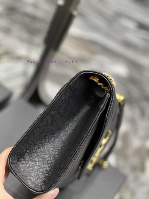 Yves Saint Laurent Bags MONOGRAM Medium Envelope Bag, made of Italian imported cowhide and featuring a durable cavia lxyrplsa - Image 6