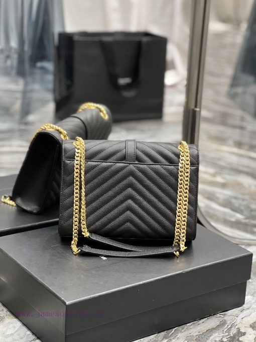 Yves Saint Laurent Bags MONOGRAM Medium Envelope Bag, made of Italian imported cowhide and featuring a durable cavia lxyrplsa - Image 7