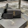 Yves Saint Laurent Bags 𝑈𝑝𝑡𝑜𝑤𝑛 _ Mini envelope packageThe most classic iconic metal logo, paired with a detachable c q0tvehq4