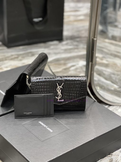 Yves Saint Laurent Bags 𝑈𝑝𝑡𝑜𝑤𝑛 _ Mini envelope packageThe most classic iconic metal logo, paired with a detachable c dek4eire