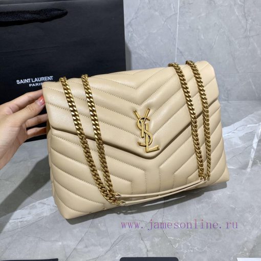 Yves Saint Laurent Bags NEW New Color - Apricot with Gold BuckleThe latest upgraded version of LOULOU Medium is a su 1gdpno0q - Image 3