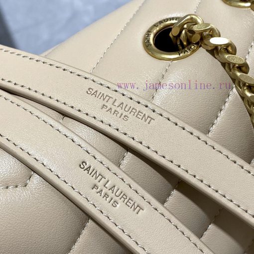 Yves Saint Laurent Bags NEW New Color - Apricot with Gold BuckleThe latest upgraded version of LOULOU Medium is a su 1gdpno0q - Image 6