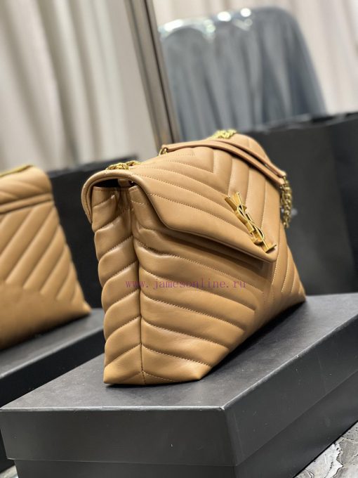 Yves Saint Laurent Bags ▪ 𝑳𝑶𝑼𝑳𝑶𝑼 ▪ New colorCaramel color paired with gold buckle_The latest upgraded version of LO p8r8e6l2 - Image 6
