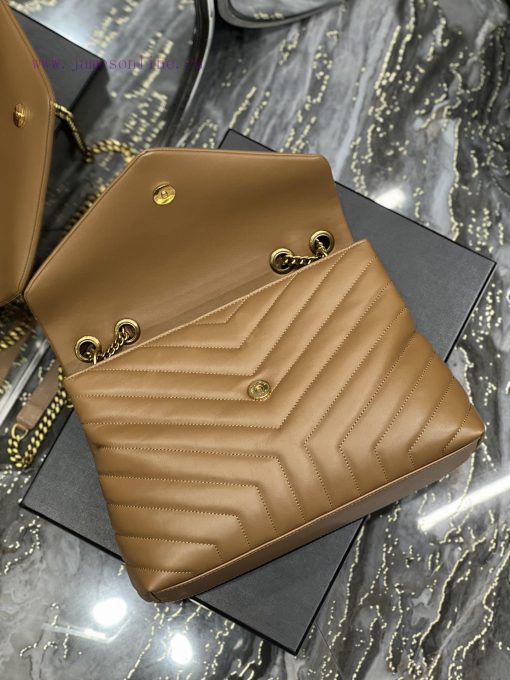 Yves Saint Laurent Bags ▪ 𝑳𝑶𝑼𝑳𝑶𝑼 ▪ New colorCaramel color paired with gold buckle_The latest upgraded version of LO p8r8e6l2 - Image 8