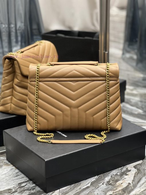 Yves Saint Laurent Bags ▪ 𝑳𝑶𝑼𝑳𝑶𝑼 ▪ New colorCaramel color paired with gold buckle_The latest upgraded version of LO p8r8e6l2 - Image 10