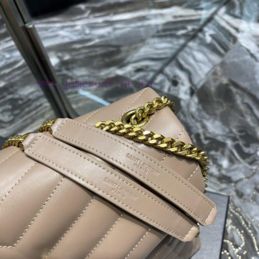 Yves Saint Laurent Bags ▪ 𝑳𝑶𝑼𝑳𝑶𝑼 ▪ New colorNaked pink with gold buckle_The latest upgraded version of LOULOU Mediu r1k8w5lu - Image 4