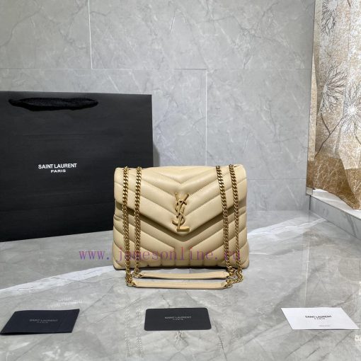 Yves Saint Laurent Bags NEW New Color - Apricot with Gold BuckleThe latest upgraded version of LOULOU small, importe 58xwwgp2 - Image 3