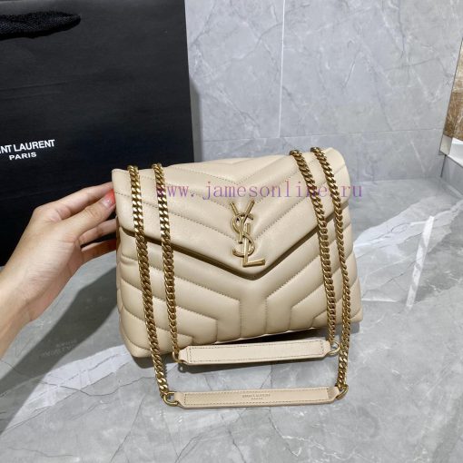 Yves Saint Laurent Bags NEW New Color - Apricot with Gold BuckleThe latest upgraded version of LOULOU small, importe 58xwwgp2 - Image 4
