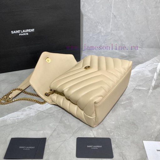 Yves Saint Laurent Bags NEW New Color - Apricot with Gold BuckleThe latest upgraded version of LOULOU small, importe 58xwwgp2 - Image 9
