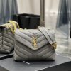 Yves Saint Laurent Bags ▪ 𝑳𝑶𝑼𝑳𝑶𝑼  ▪  New colorGrey gold buckle_The latest upgraded version of LOULOU small, importe 2qk8dqf6