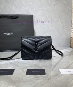 Yves Saint Laurent Bags LOULOU mini version crossbody bag, imported Italian original calf leather, with a compartmen rx7kldaq