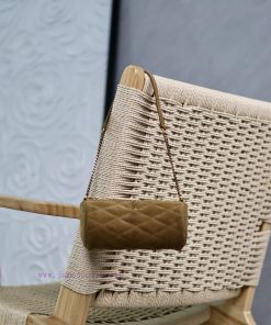 Yves Saint Laurent Bags SADE_ khaki green frosted style🧚 Little fairies must buy this cylindrical bagAlthough the mi jujjvpev