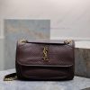 Yves Saint Laurent Bags Niki-28cm coffee colored elephant pattern with gold buckleIt's not too cool at all. The bag vcgdsrw6