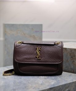 Yves Saint Laurent Bags Niki-28cm coffee colored elephant pattern with gold buckleIt's not too cool at all. The bag vcgdsrw6